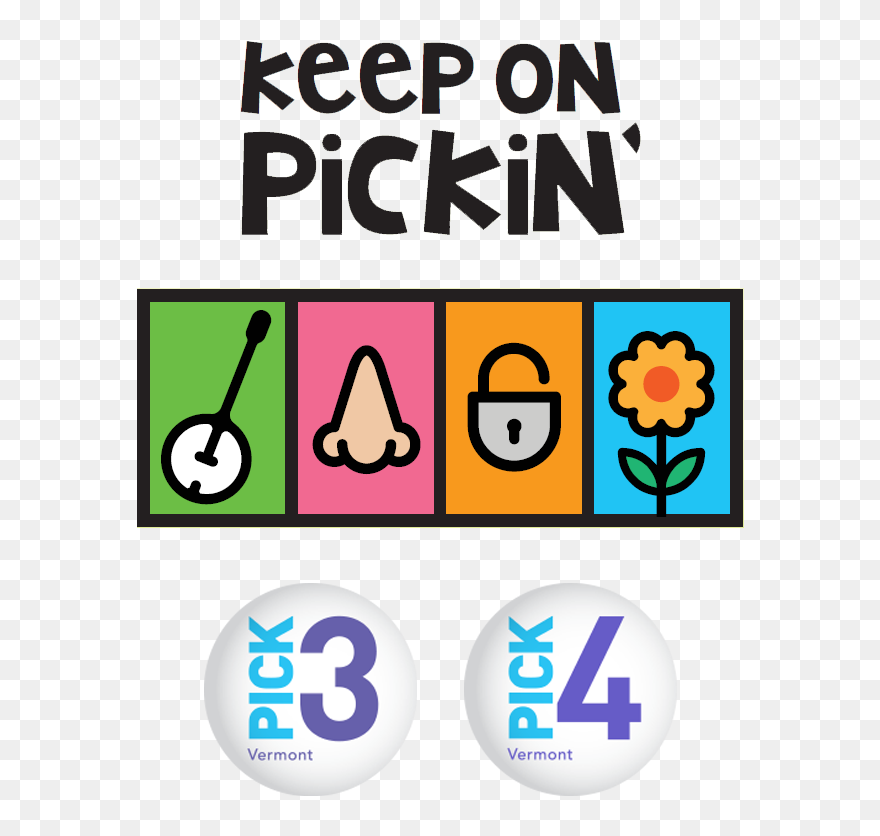 20 Play Pick 3 & You Could Win $15 Instantly April Clipart