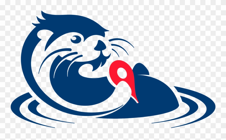 The Traveling Otter Clipart