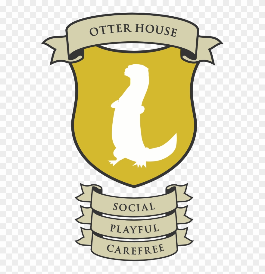 Bm Otter House Shield Clipart