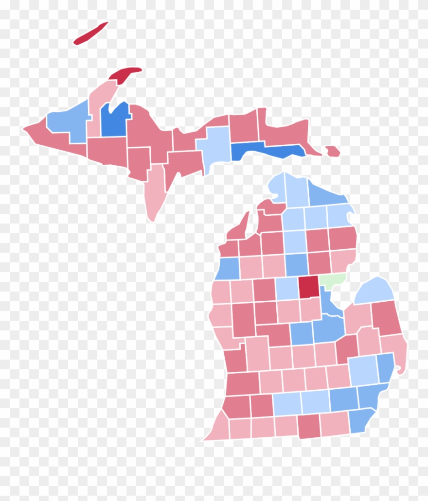 Michigan Presidential Election Results - Michigan 2018 Election Results Clipart