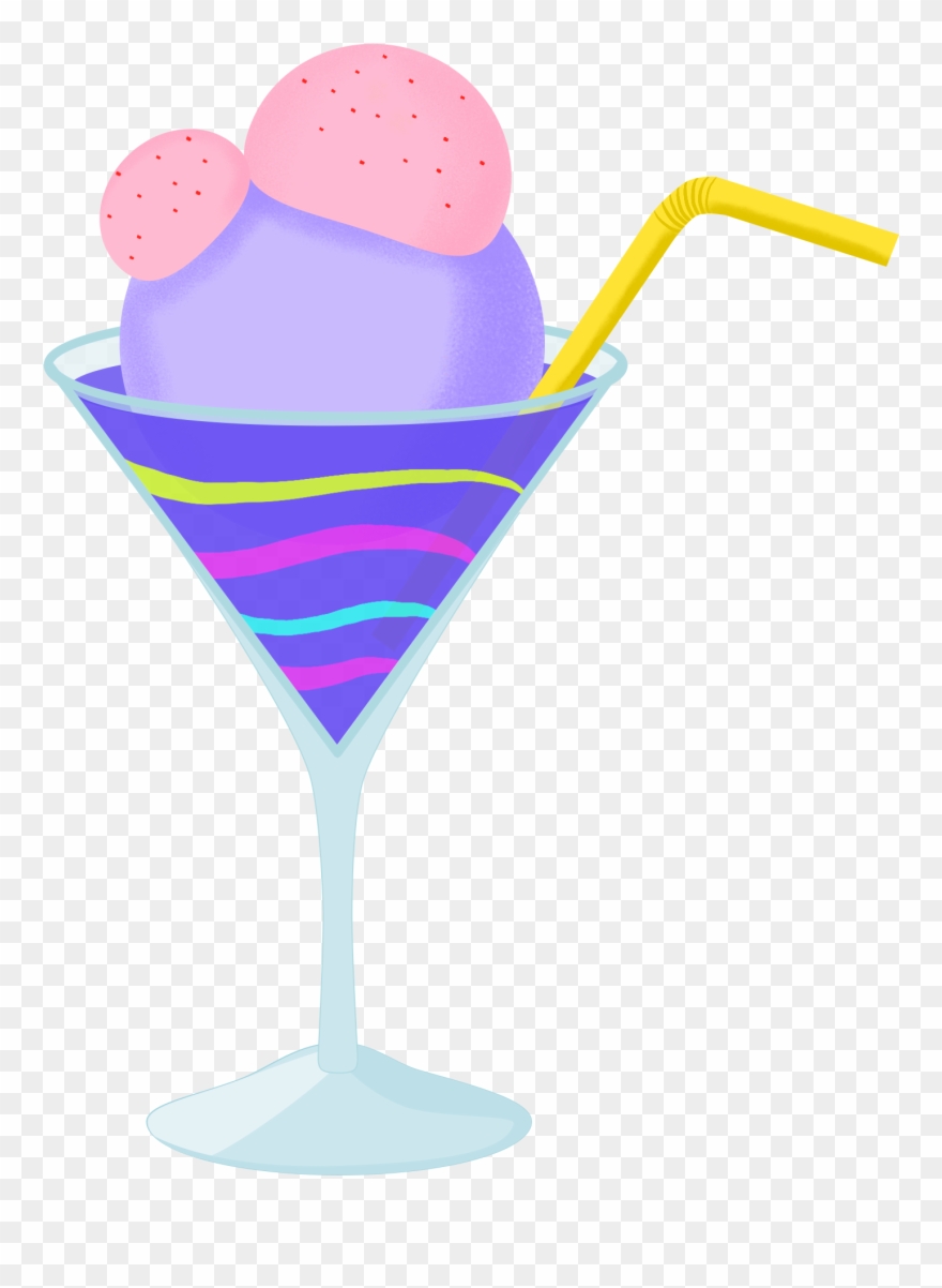 Ice Cream Food Decorative Elements Png And Psd - Sorbetes Clipart