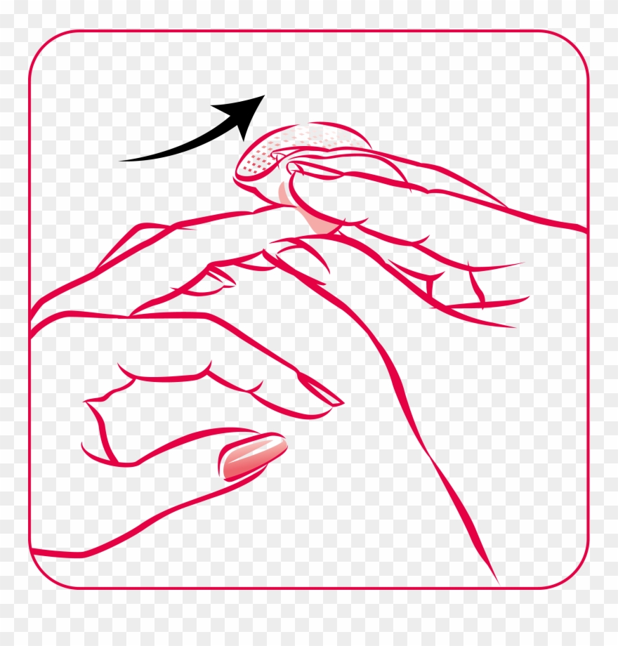 Remove All Traces Of Nail Polish - Illustration Clipart