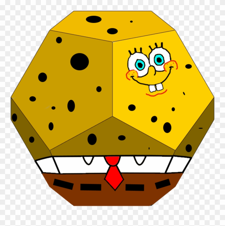 God Of War Clipart Spongebob - Spongebob Dodecahedron - Png Download