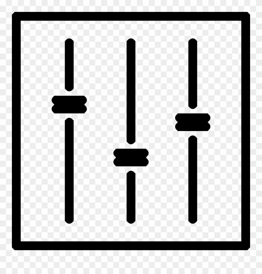Fader Icon Free Download Png Svg Outline Sketch Drawing - Fader Png Clipart