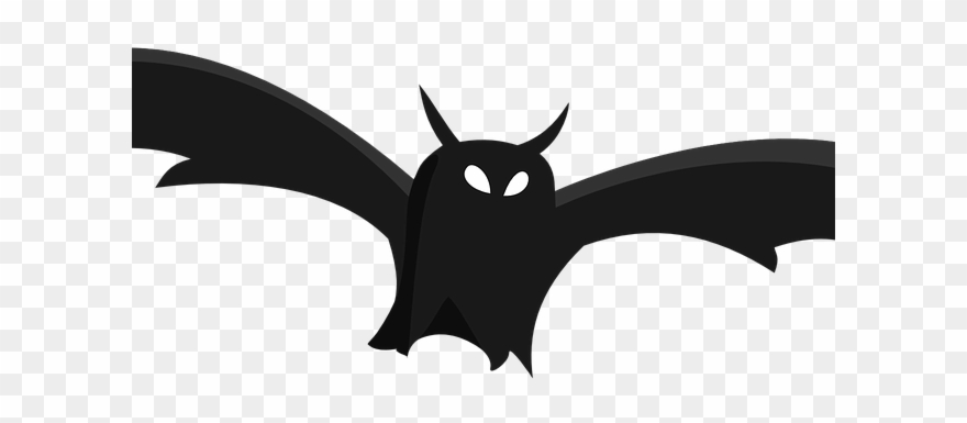 Dark Clipart Bat - Public Domain Bat Clip Art - Png Download