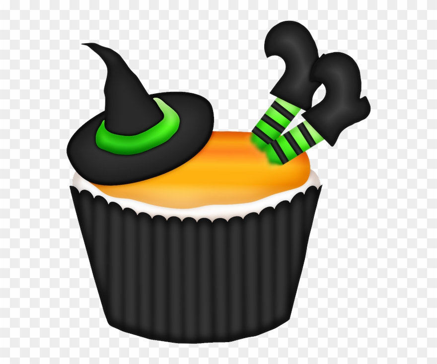 Gifs Halloween Cupcake Png, Cupcake Cakes, Bottle Cap - Cupcake Clipart
