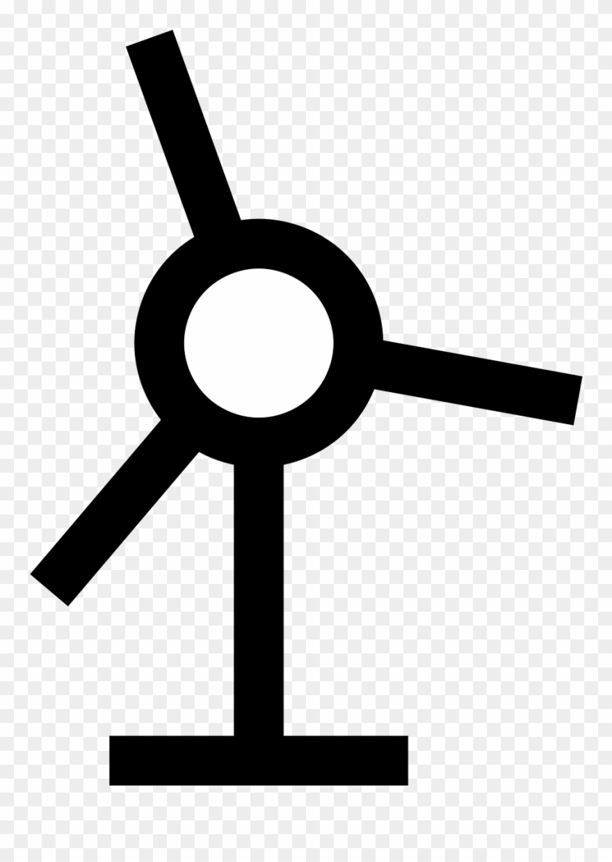Windmill Map Symbols - Windmill Map Symbol Clipart