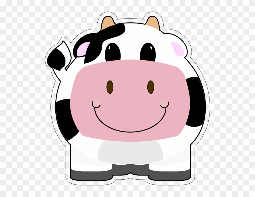 Cow Cookie Cutter - Cartoon Clipart