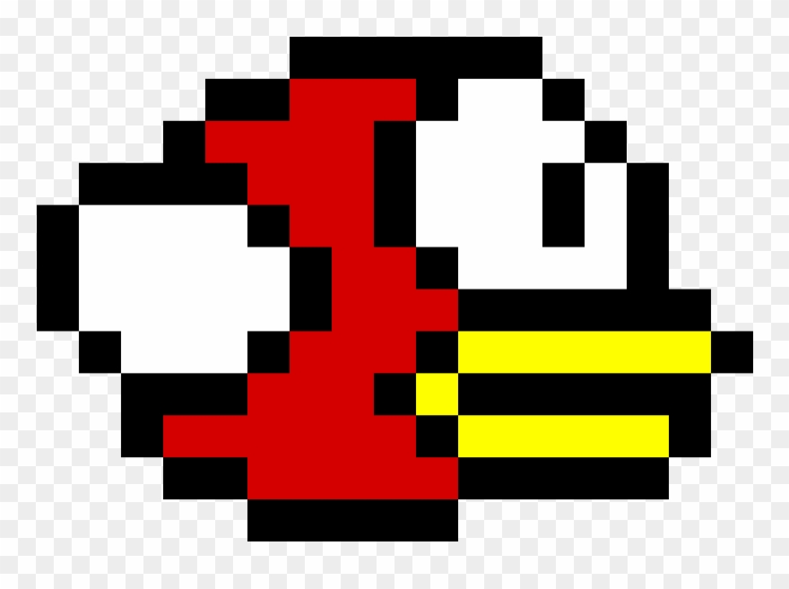 Download Hd Graph Paper - Pixel Art Flappy Bird Clipart