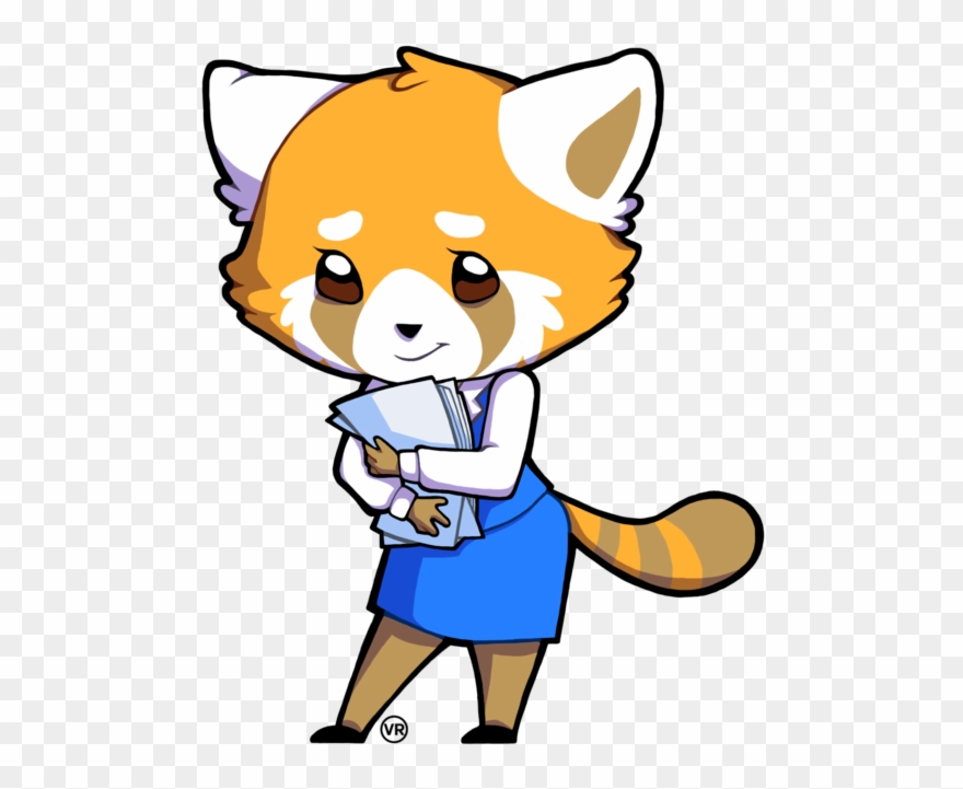 Aggressive Retsuko The Red Panda ♥ Aggretsuko © Sanrio - Retsuko Red Panda Anime Clipart