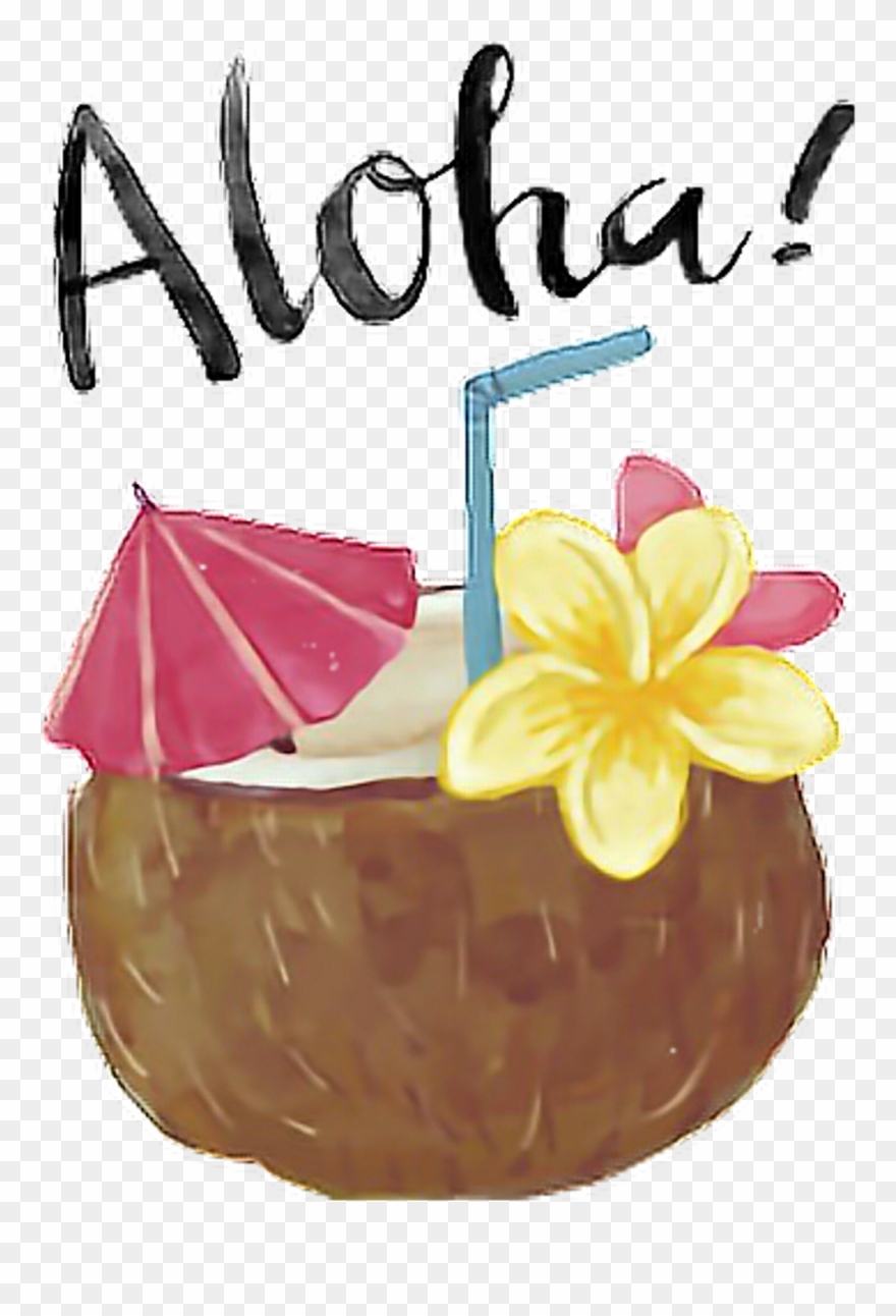 #summertime #summerfun #tropical #aloha #pineapple - Transparent Hawaiian Flower Png Clipart