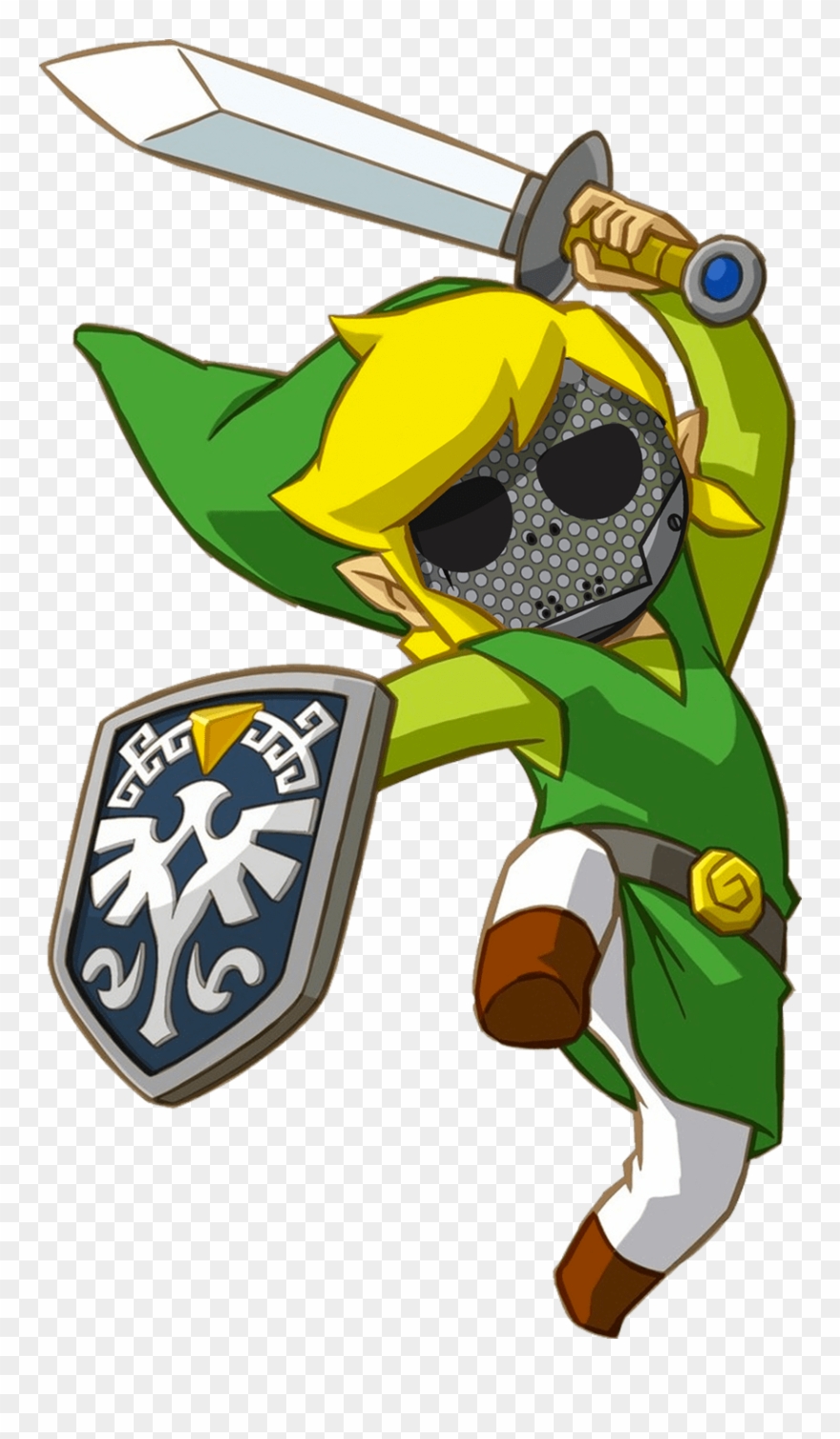 Lamebot [lamelink Character Logo] - Legend Of Zelda Spirit Tracks Link Clipart