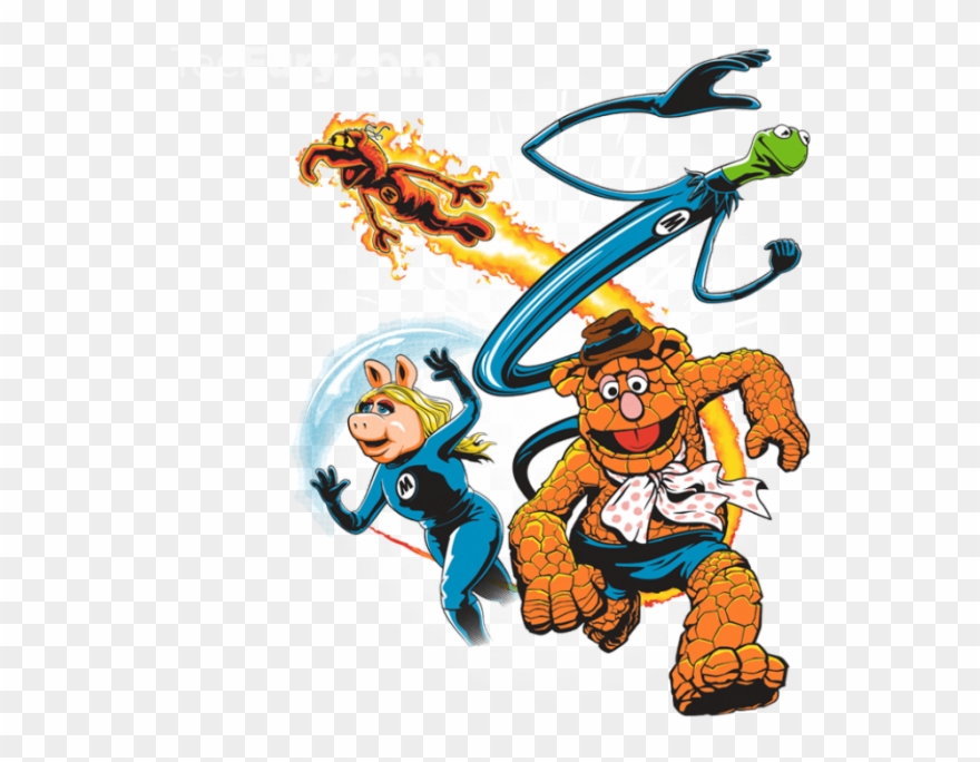 Muptastic Four - Fantastic Four Clipart