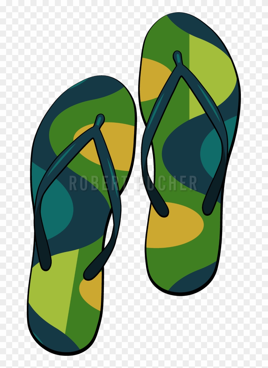 Summer Feeling - Flip-flops Clipart