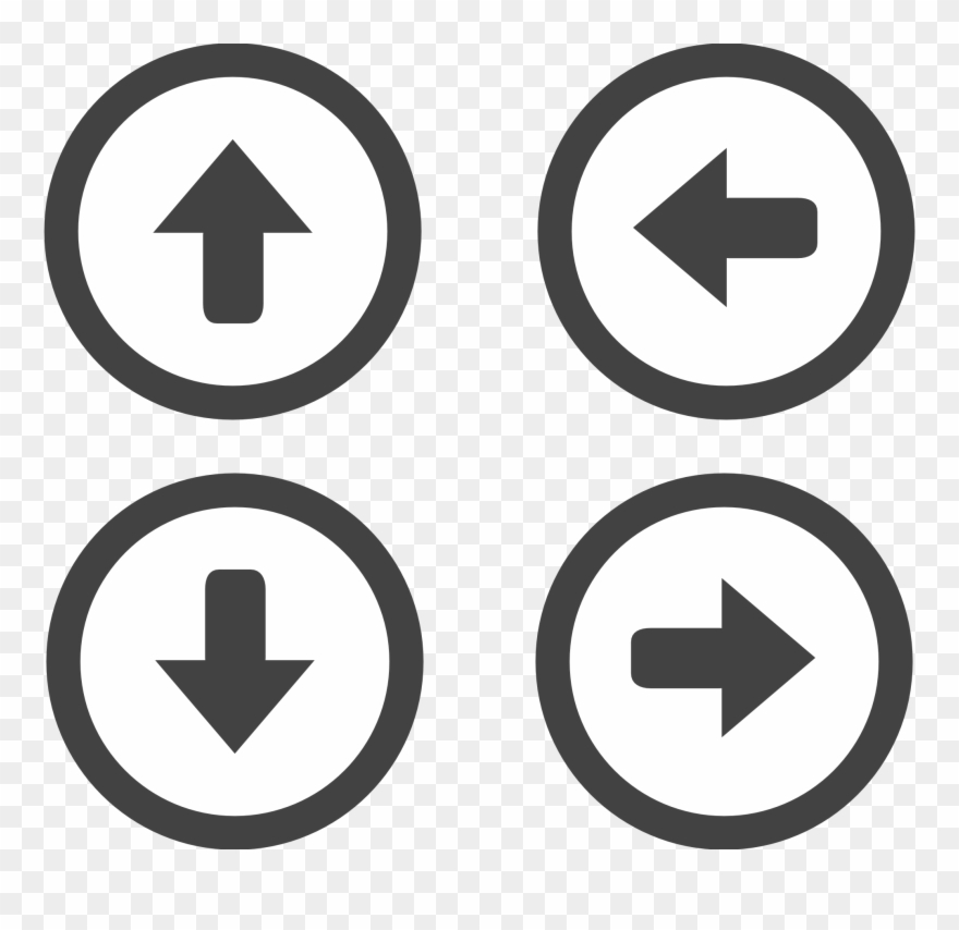 Net » Clip Art » Arrows Clipartist - Arrow Keys Transparent Background - Png Download