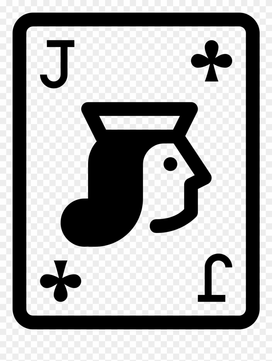 Jack Of Clubs Icon - King Of Spades Pdf Clipart