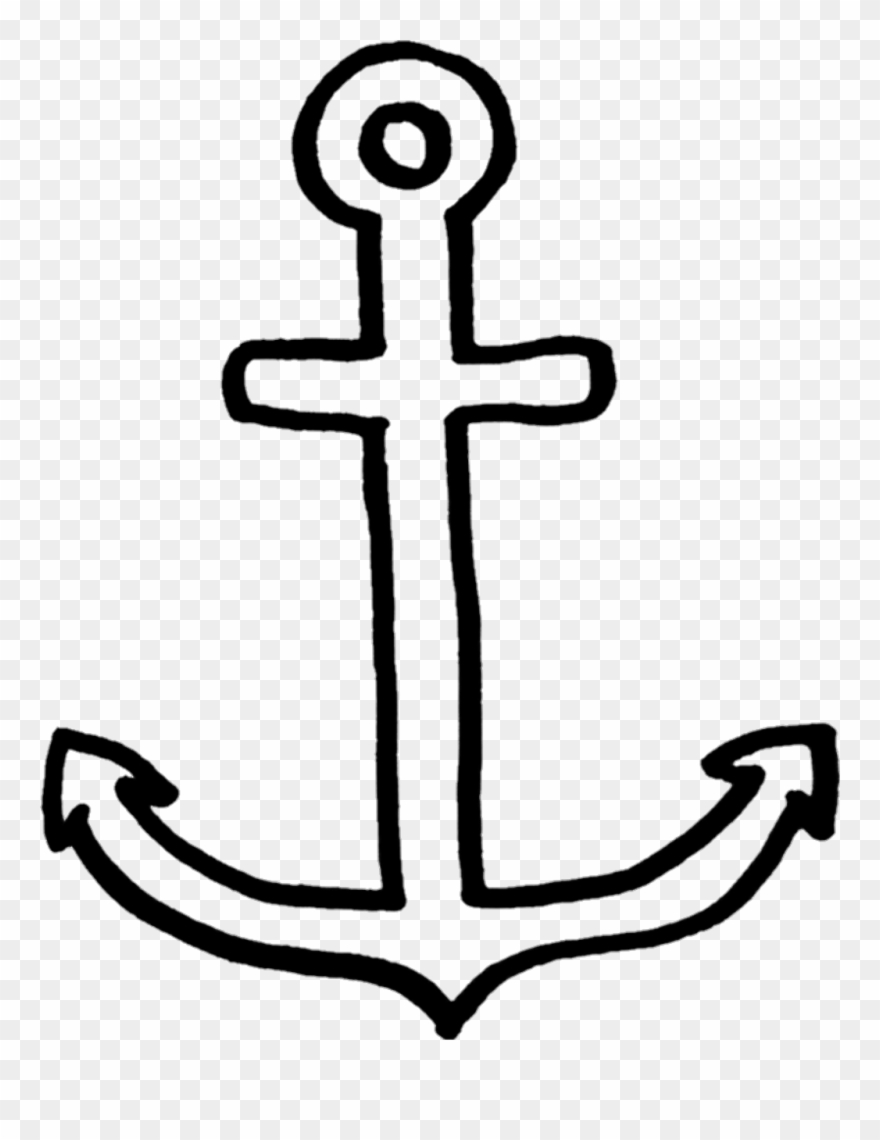 #ftemaritime #anchor #doodle - Anchor Doodle Png Clipart