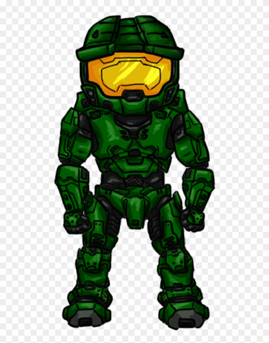 Chibi Halo Master Chief - Master Chief Chibi Transparent Clipart