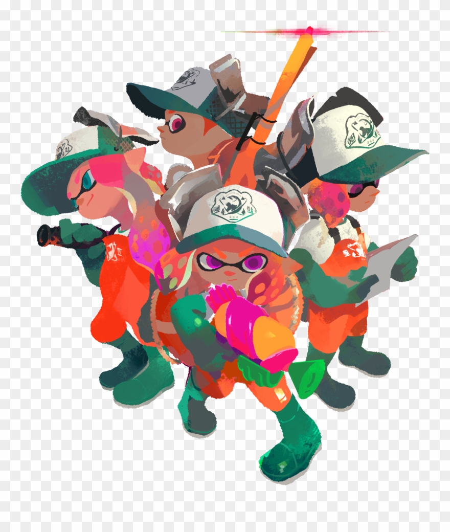 Splatoon 2 Set To Colour Your World Late This July - Salmon Run Splatoon 2 Clipart