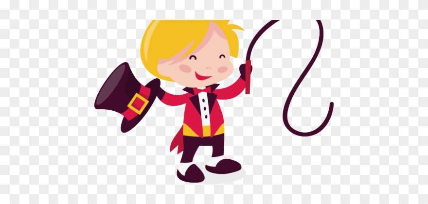 Circus Clipart Ringmaster - Circus Little Ringmaster Cartoon - Png Download