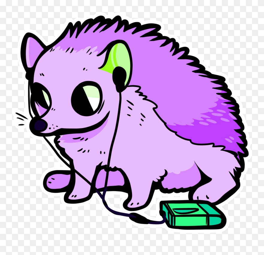 Rad Hedgehog Clipart