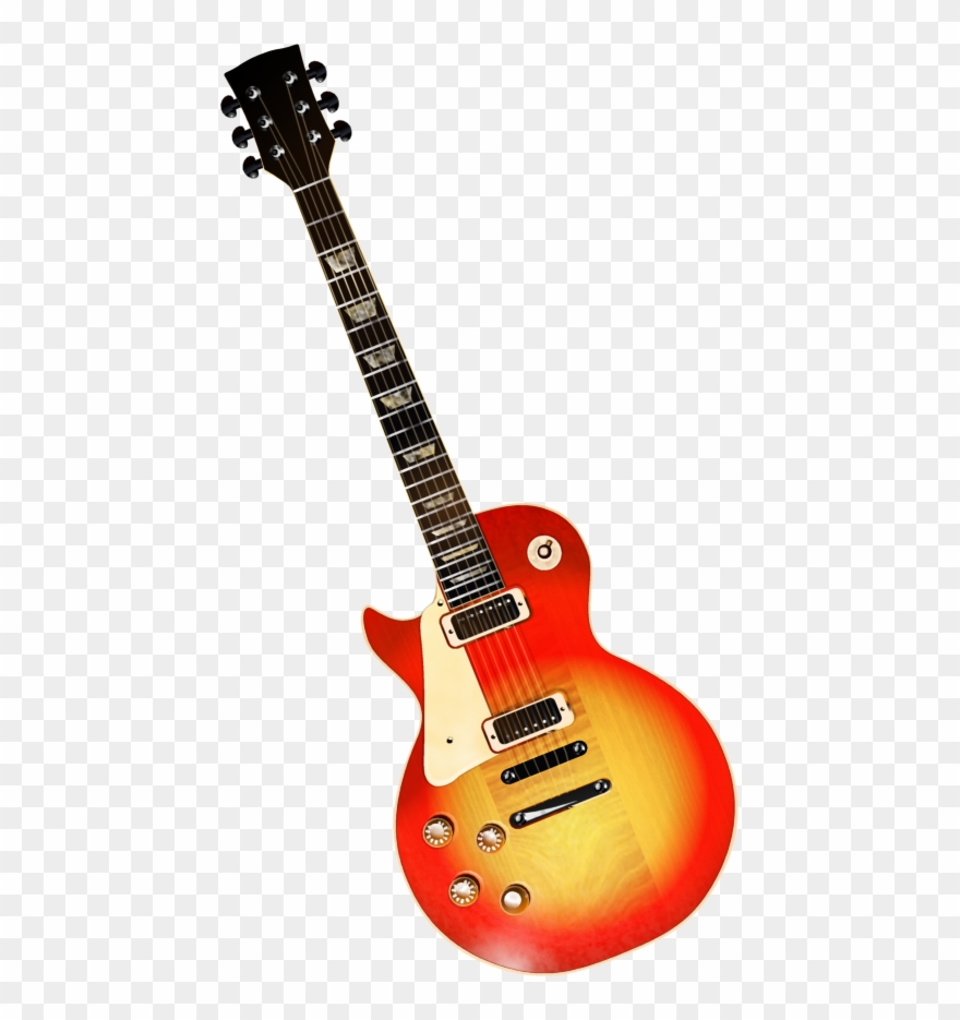 Clipart Of Guitar, Guitars And Guitar In - Musikinstrumenter - Png Download