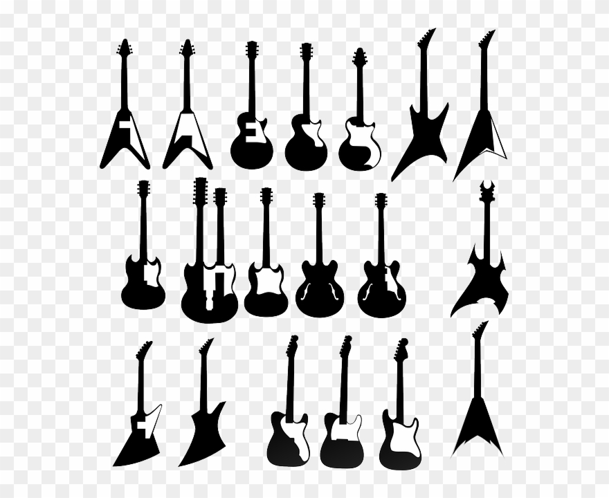 How To Build Your Own Electric Guitar - Flying V Guitar Clip Art - Png Download