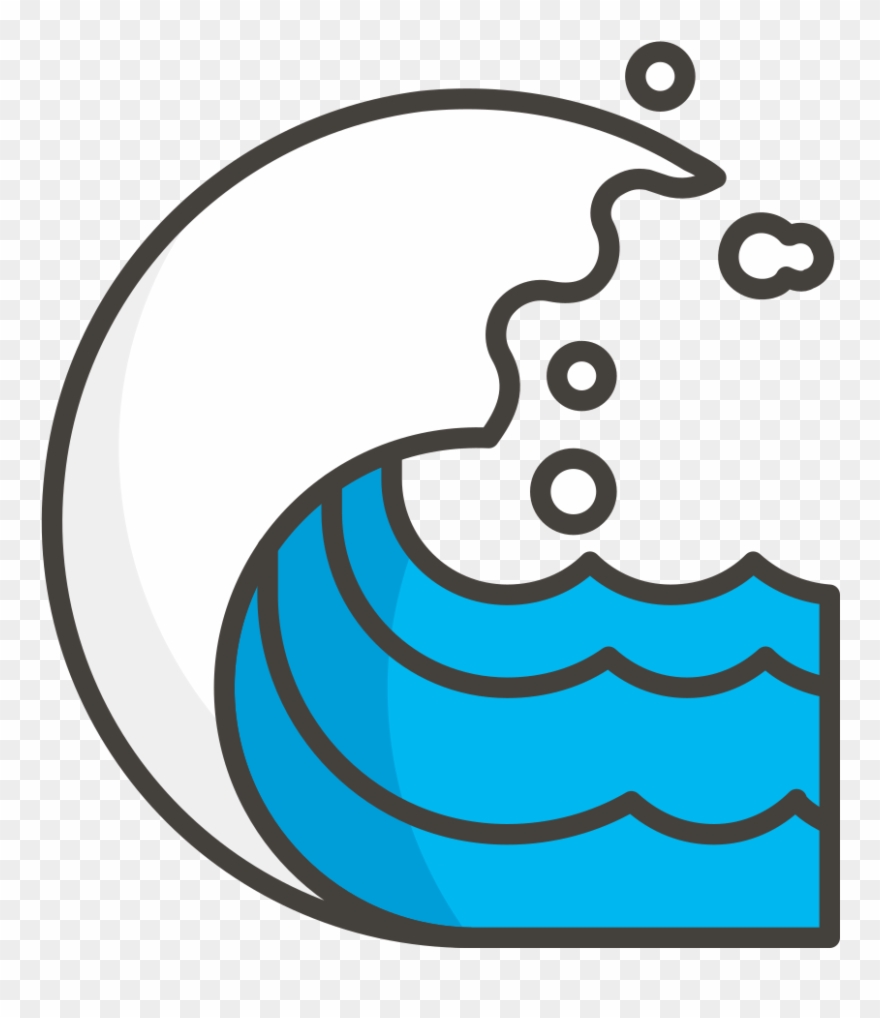658 Water Wave - Air Vector Clipart