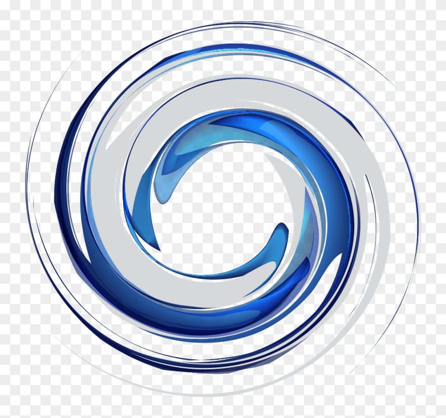 Blue Clip Art Transprent Png Free - Water Swirls Clip Art Transparent Png