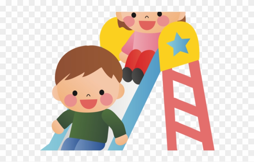 Playground Clipart Slide - Kid Slide Clipart - Png Download