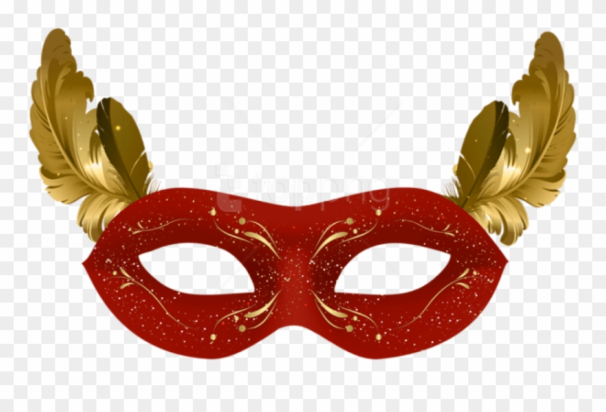 Free Png Download Red Carnival Mask Png Clipart Png - Red Masquerade Mask Png Transparent Png