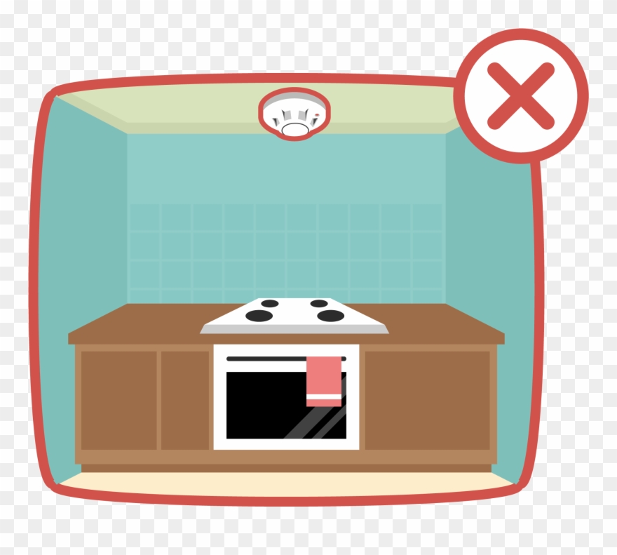 Smoke Detector Cooking Appliance Clipart
