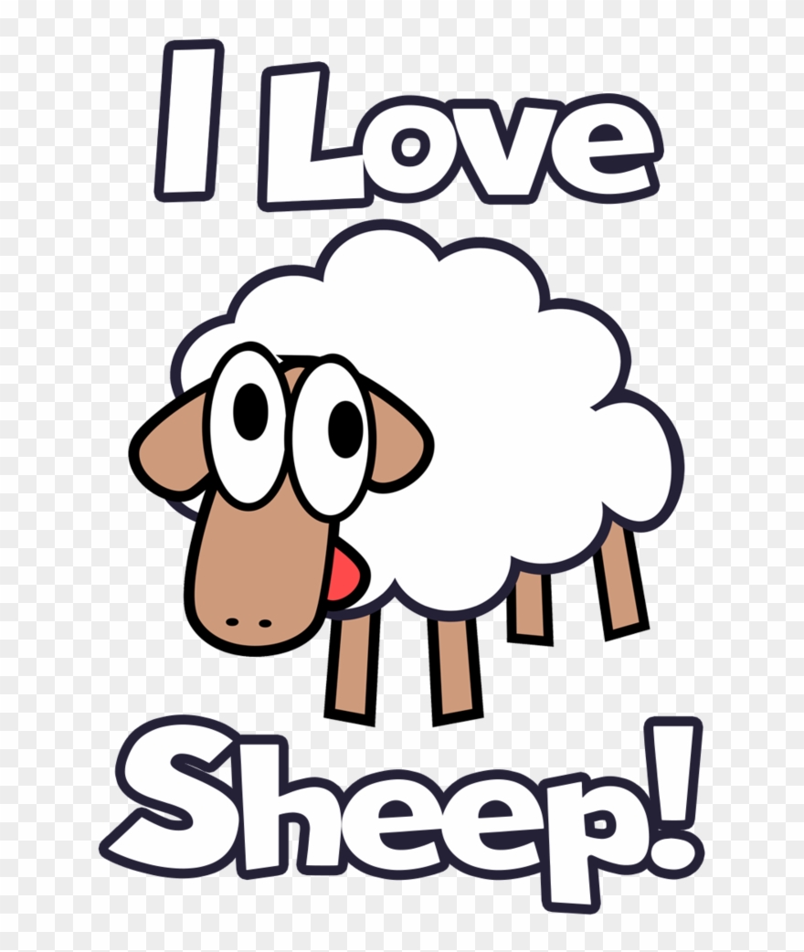 Banter I Love At Cotton Cart Ⓒ - Clipart Sheep - Png Download