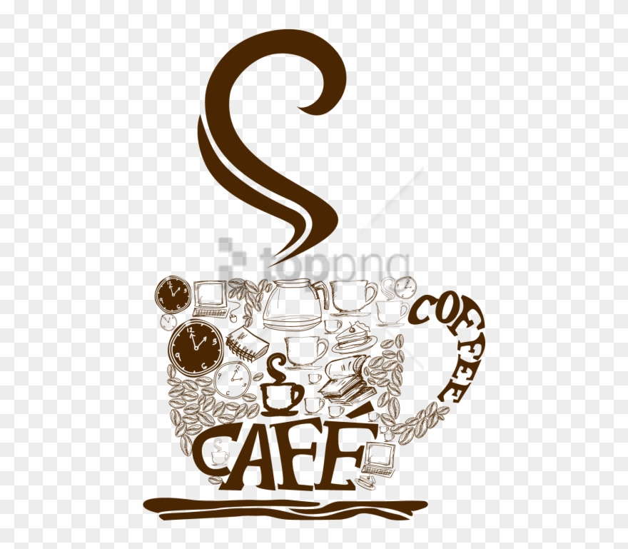 Free Png Cup Coffee Vector Png Image With Transparent - Vector Cafe Logo Png Clipart