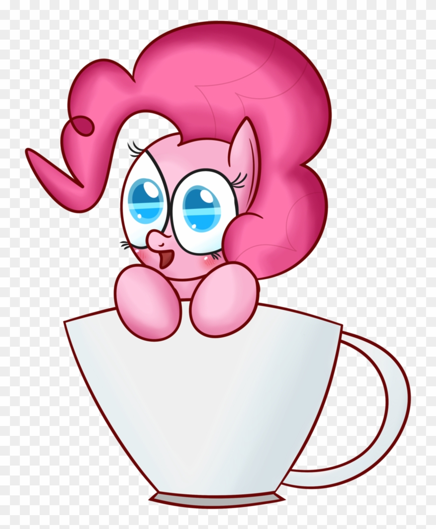 Mr-degration, Blushing, Cup, Cup Of Pony, Earth Pony, - Cartoon Clipart