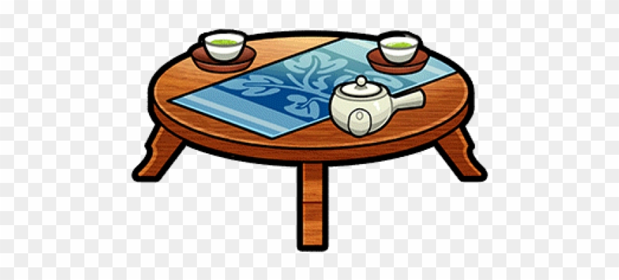 Table Clipart Tea Table - Coffee Table - Png Download