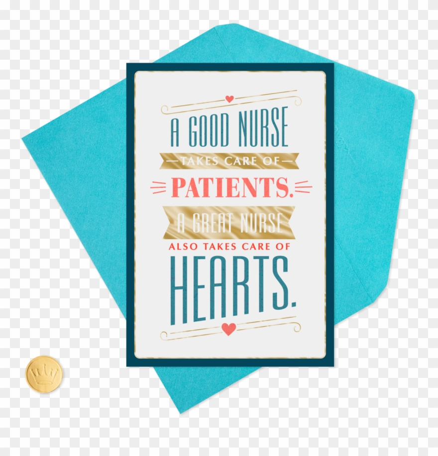Taking Care Of Hearts Nurses Day Card - Paper Clipart
