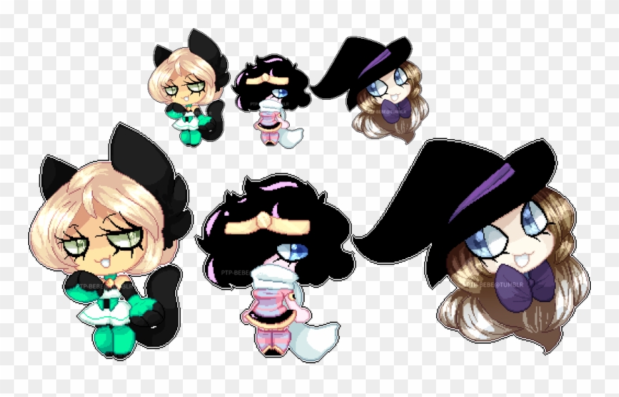 Pixel Popee Ocs It Was Originallyjust Gonna Be Rin, - Cartoon Clipart