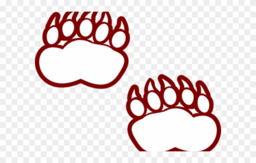 Paws Cartoon Black And White Clipart