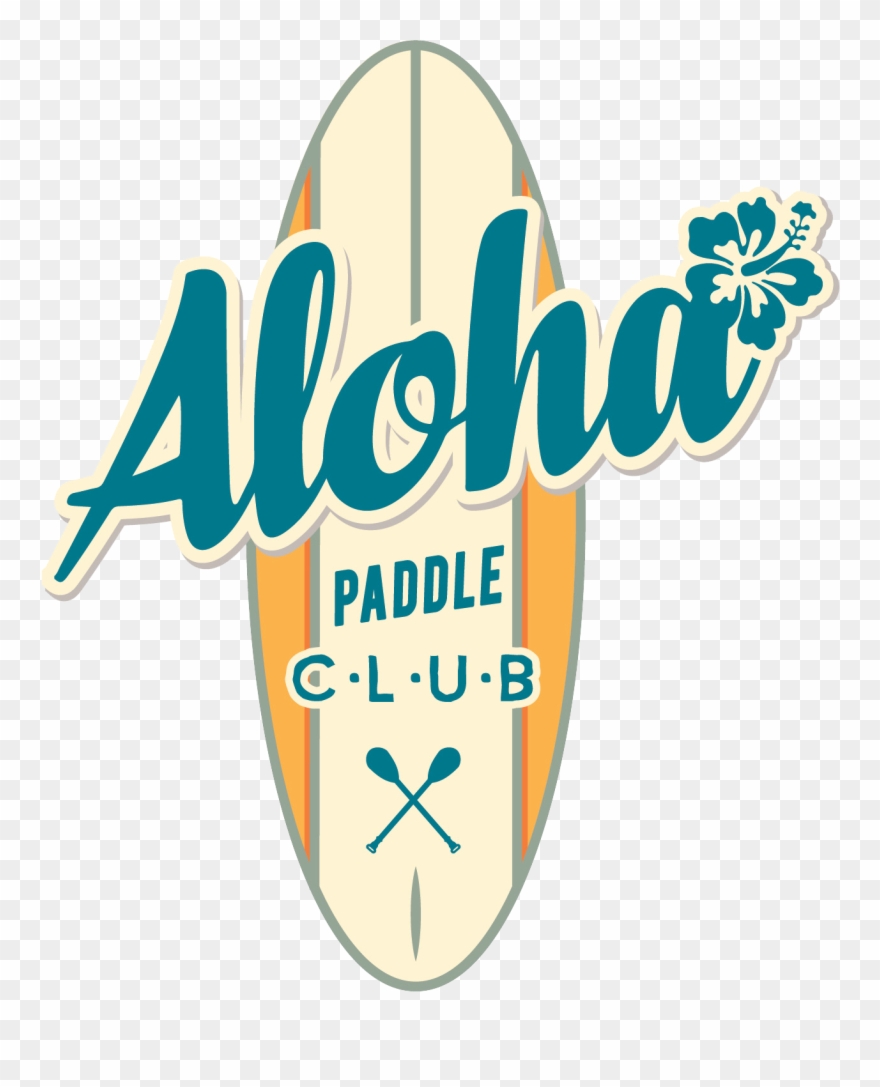 Aloha Paddle Boarding Playa Carmen - Aloha Logo Board Clipart