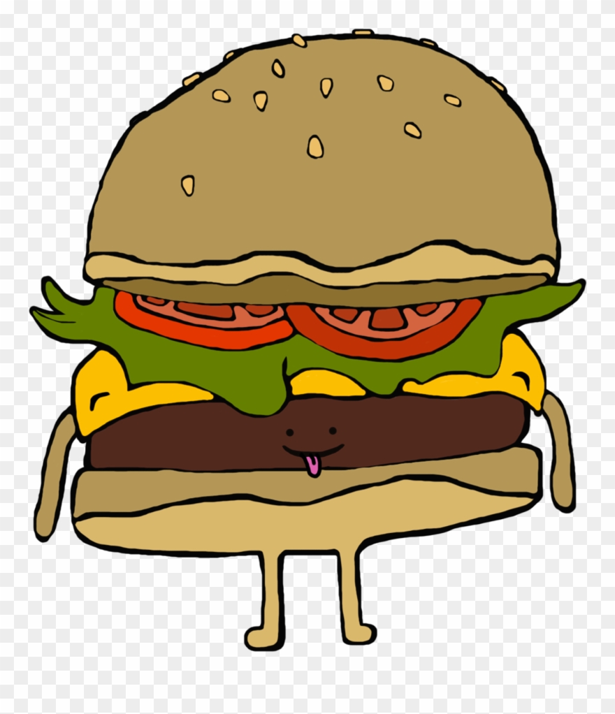 Cute Foods On Behance - Cheeseburger Clipart