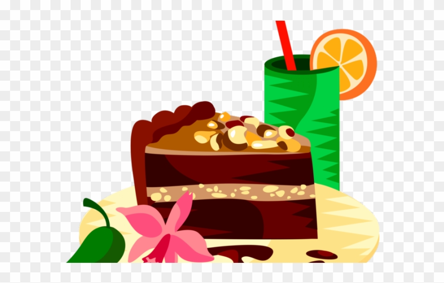 Chocolate Clipart German Chocolate Cake - Chocolate Cake Clip Art - Png Download