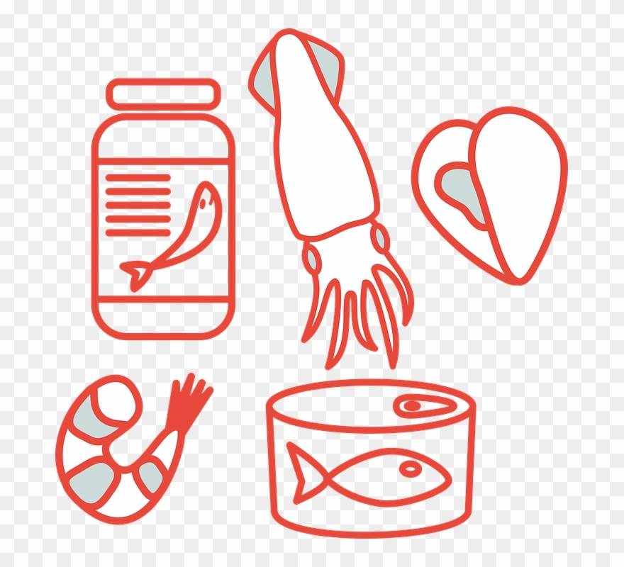 Fish, Cod, Food, Seafood, Can, Canned Fish, Label - Food Clipart