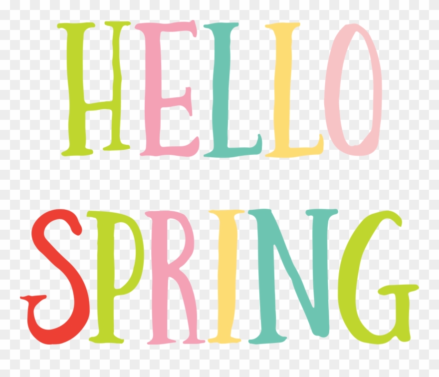 Image Result For Spring Clip Art - Hello Spring Transparent Png
