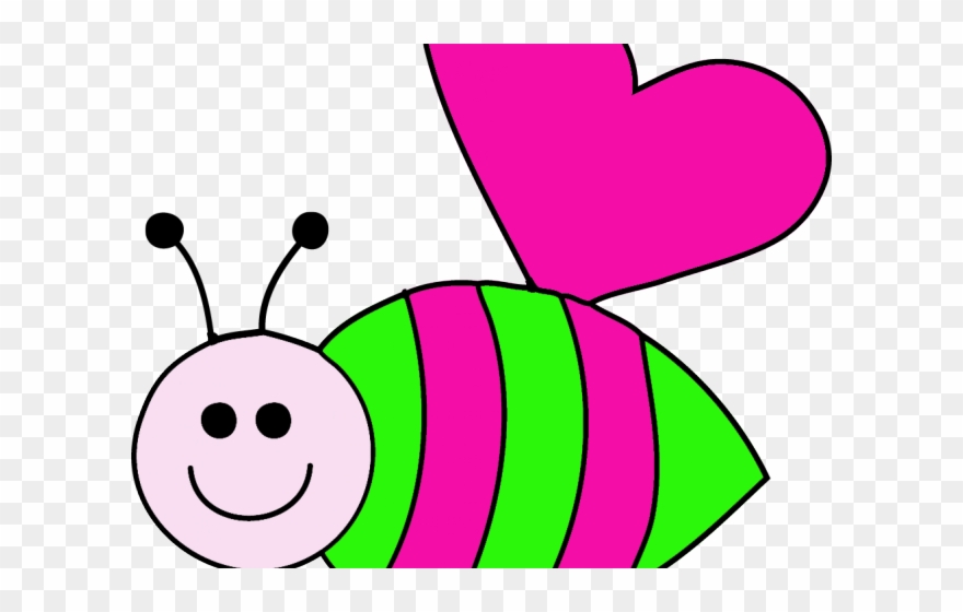 Thank You Clipart Bee - Love Bug Clip Art - Png Download
