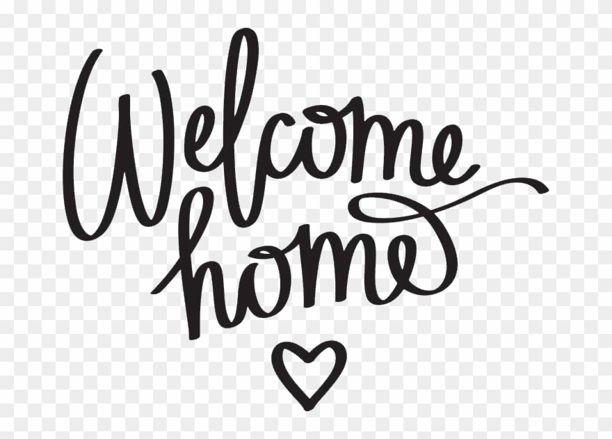 700 X 551 6 - Welcome Home Clipart Black And White - Png Download