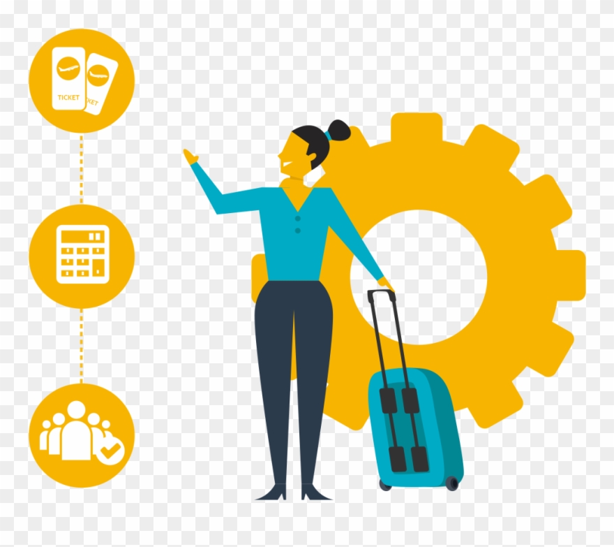 Business Travel Management Software To Support The - 齒輪 圖片 Clipart