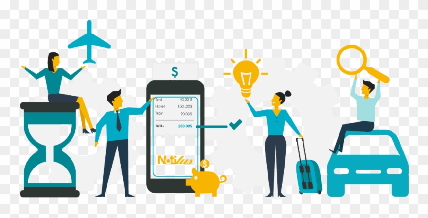 Notilus Management Expenses Claims Business Trips - Voyages Professionnels Clipart