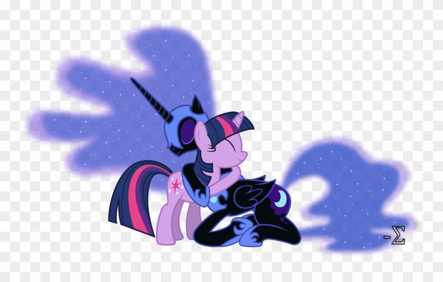 Twilight Clipart Bright Moon - Nyx And Twilight - Png Download