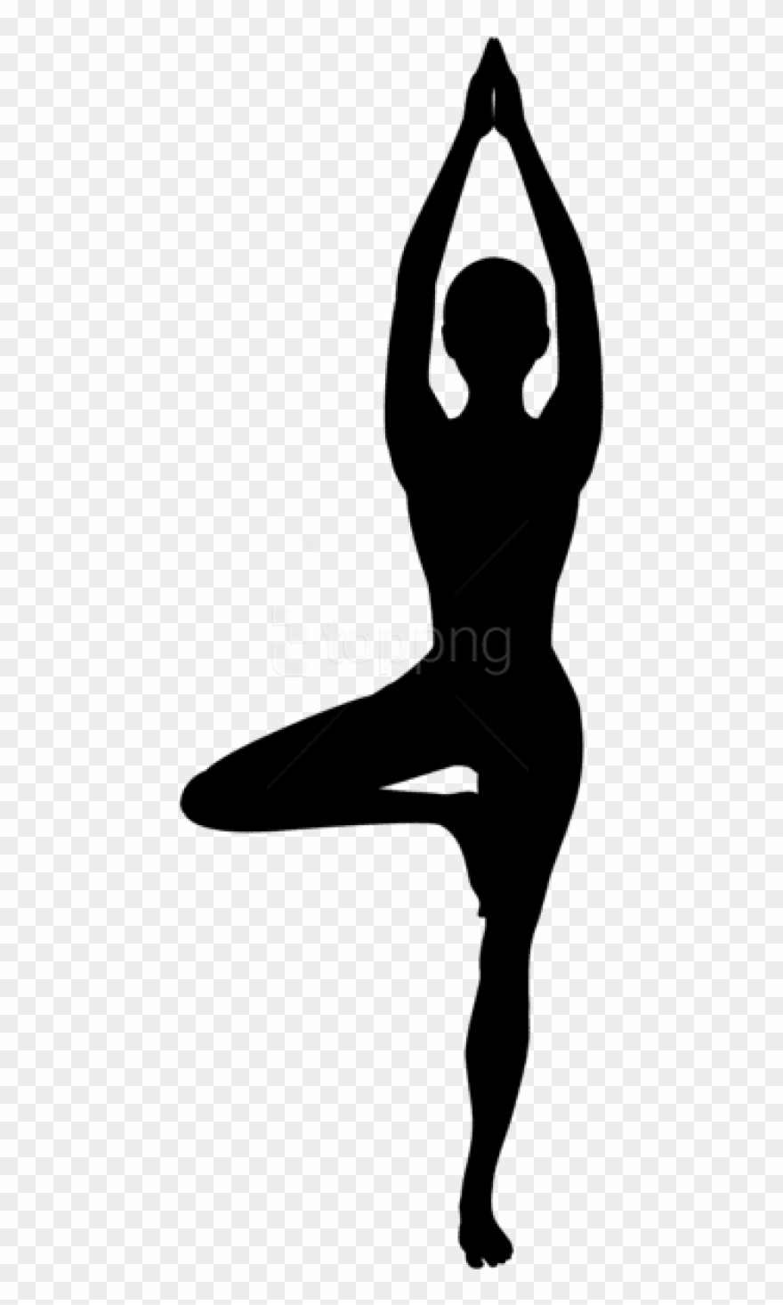 Free Png Yoga Silhouette Png Png - Transparent Background Yoga Clipart